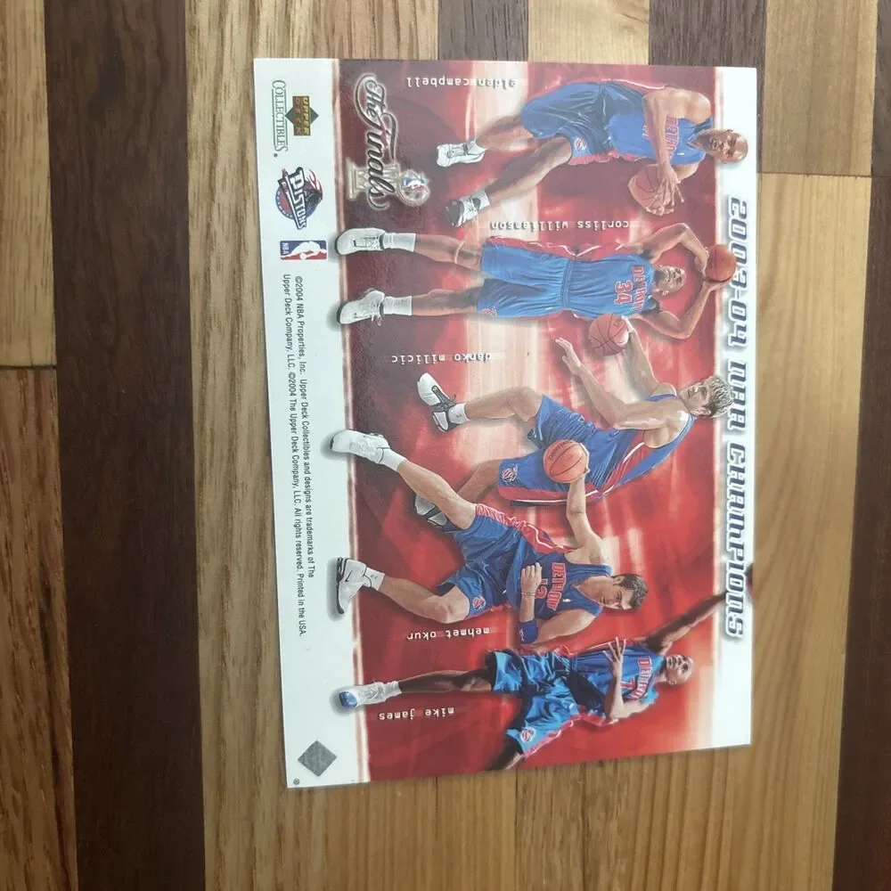 2004 Upper Deck Collectibles - Chauncey Billups, Hamilton, Rasheed Wallace /2500